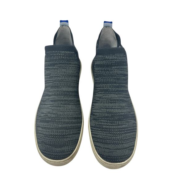 Rothy's The Chelsea Knitted Ankle Sneaker Boots‎ Graphite Melange Gray Size 9 - Picture 4 of 13